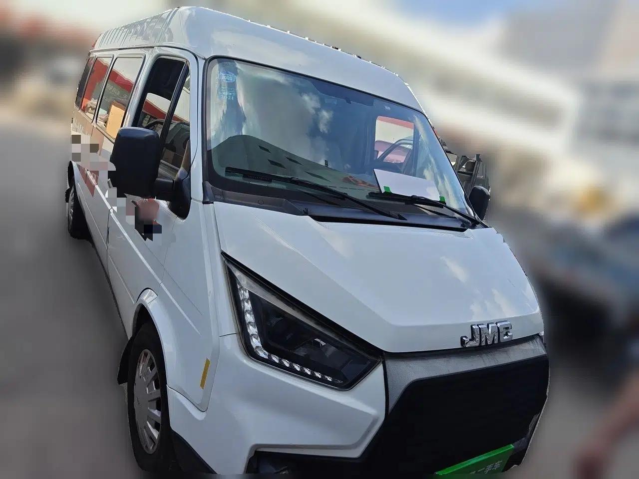 JMC Transit 2019 2.8T Commercial Version Long Wheelbase Mid-Roof 6-Seater Rear Single Tire China VI Emission Standard – JX493 — миниатюра 2