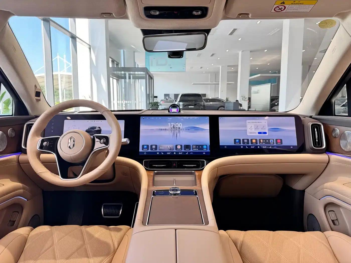 Wenjie M9 2025 Ultra Extended Range Edition 52kWh 6-Seat Version (192-line LiDAR) — миниатюра 22