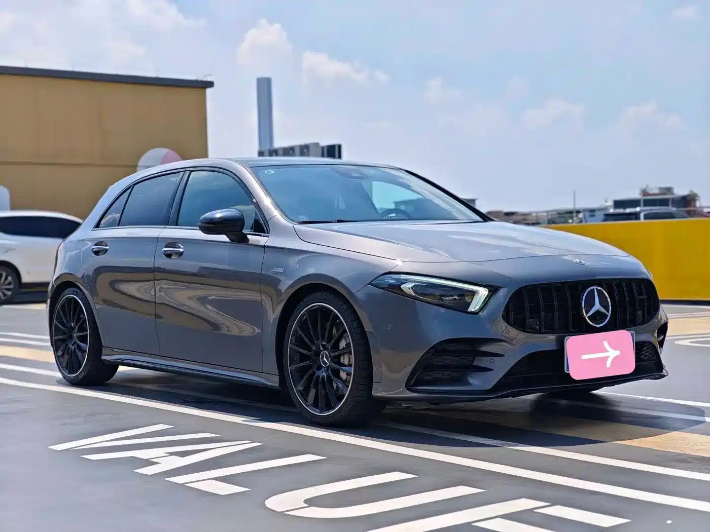 Imported 2022 Mercedes-Benz A-Class AMG A 35 4MATIC — миниатюра 2