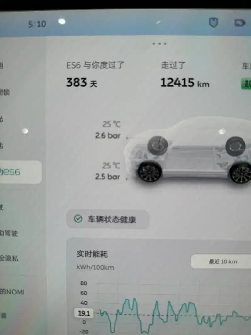 NIO ES6 2025 model 75kWh — миниатюра 9