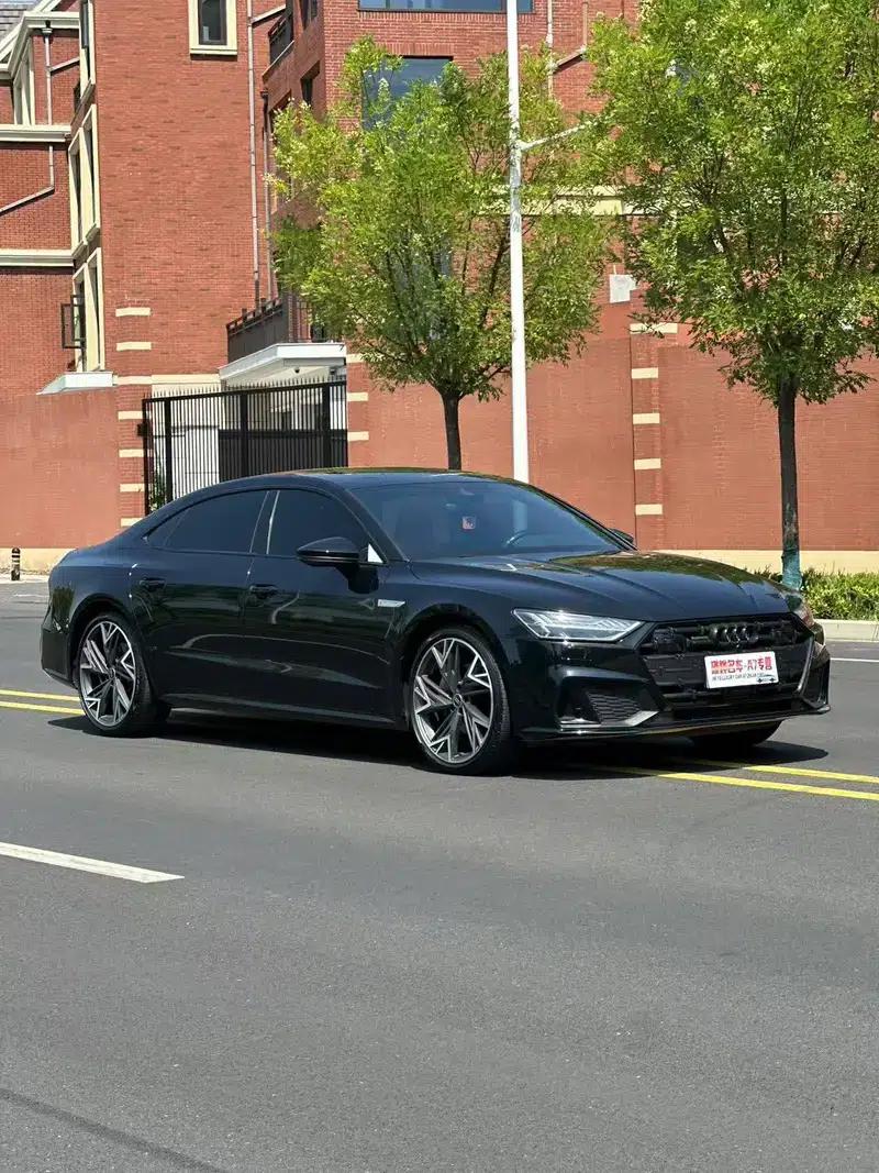 Audi A7L 2022 45 TFSI quattro S-line White Wizard Edition — миниатюра 3
