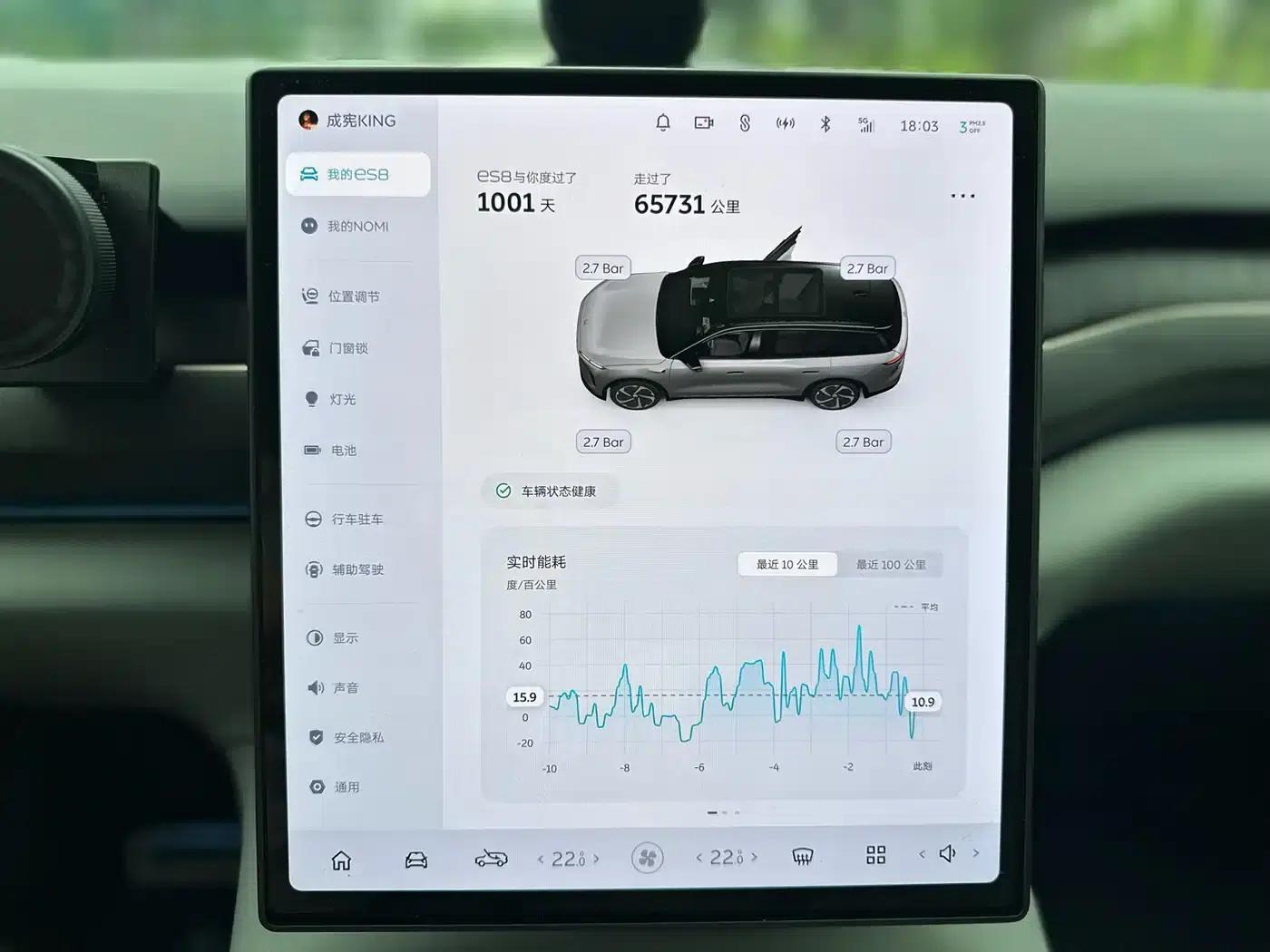 NIO ES8 2023 model 75kWh — миниатюра 11