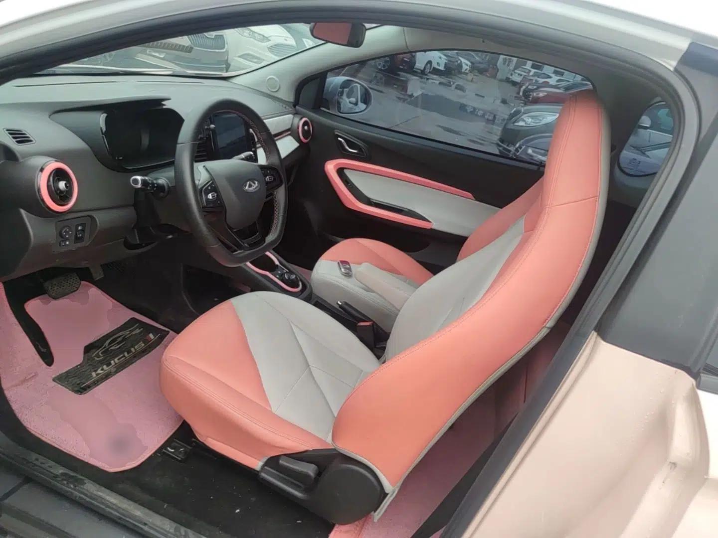 Chery QQ Little Ant 2022 Restyled Version Sweet Pink Edition Low-Sugar Version Lithium Iron Phosphate Battery 30.7 kWh 30 kW 301 km — миниатюра 17