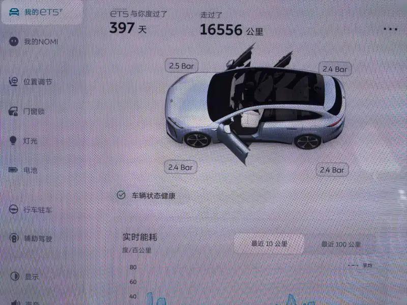 NIO ET5T 2024 model 75kWh — миниатюра 7