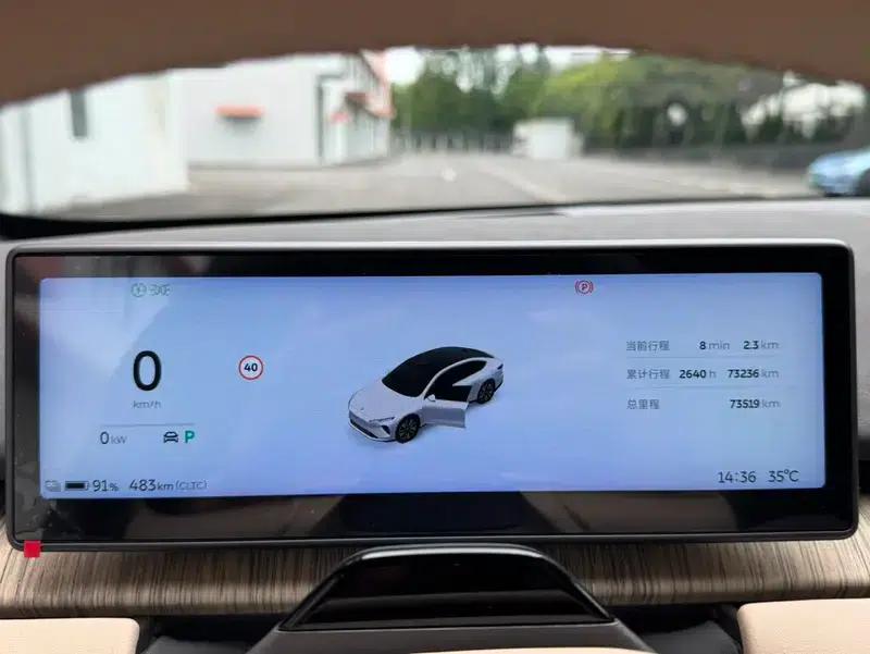 NIO ET7 2021 model 75kWh — миниатюра 14