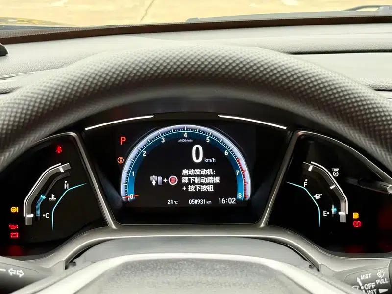 2019 Civic 220TURBO CVT Sporty Edition (China VI Emission Standard) — миниатюра 10