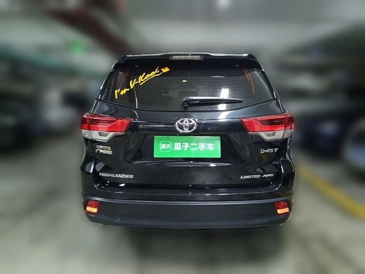 Toyota Highlander 2018 2.0T Four-Wheel Drive Prestige Version 7 Seats China V Emission Standard — миниатюра 3