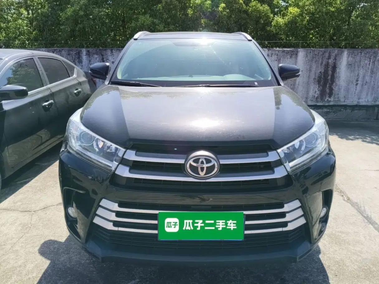 Toyota Highlander 2018 2.0T Two-Wheel Drive Elite Version 5 Seats China VI Standard — миниатюра 2