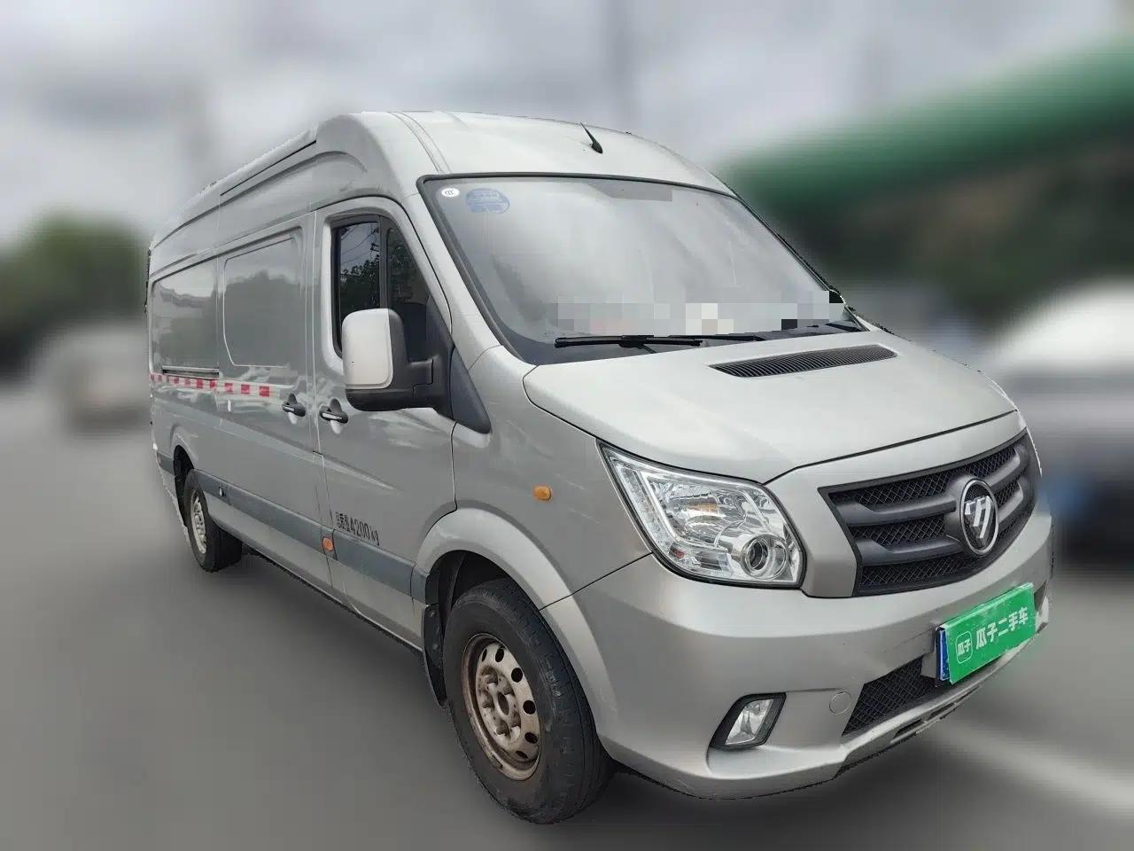 Foton Toano 2023 2.0T Manual Jixiang Van Extended Wheelbase Mid-Roof Design Rear Single Tire 3-Seater — миниатюра 3