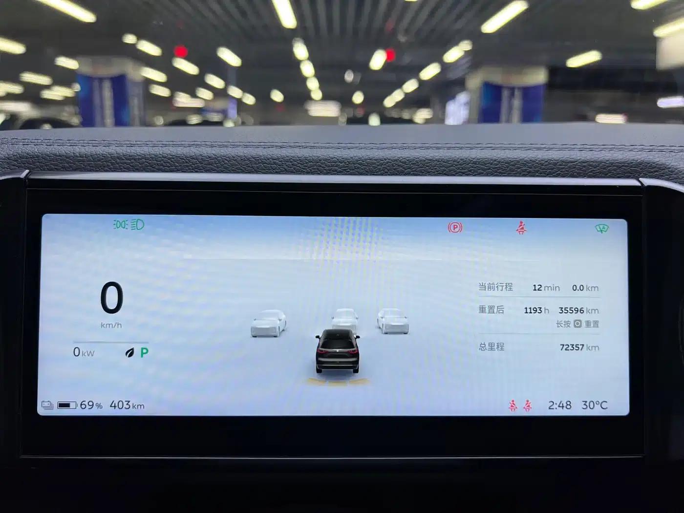 NIO ES8 2020 Model 580KM Six-Seater — миниатюра 6