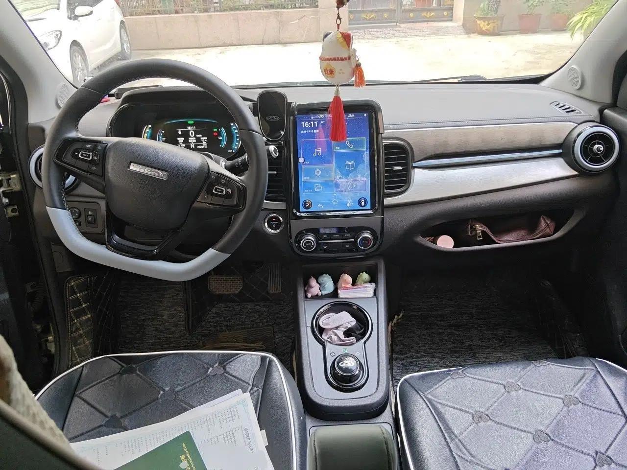 Chery QQ Little Ant 2022 Sweet Pink Edition Half-Sugar Version 3-Cell Lithium 30kW 301km — миниатюра 9