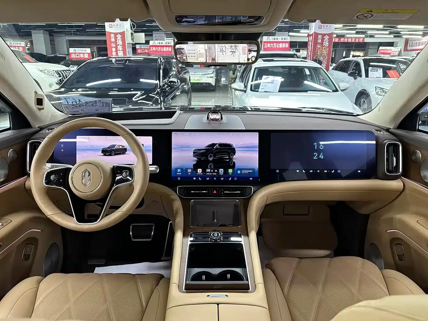 Wenjie M9 2025 Ultra Extended Range Edition 52kWh 6-Seat Version (192-line LiDAR) — миниатюра 37
