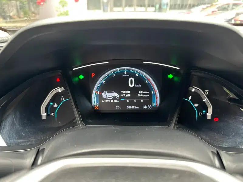 2019 Civic 180TURBO CVT Sporty Edition (China VI Emission Standard) — миниатюра 20