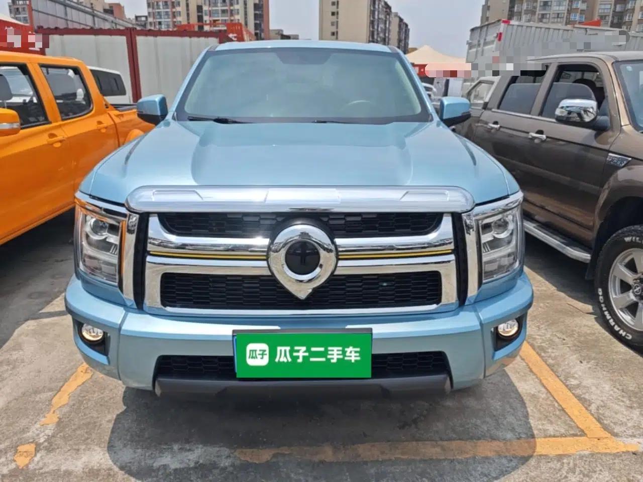 Great Wall King Kong Poer 2023 2.0T Automatic Diesel Two-Wheel-Drive Elite Version Flatbed GW4D20M — миниатюра 2