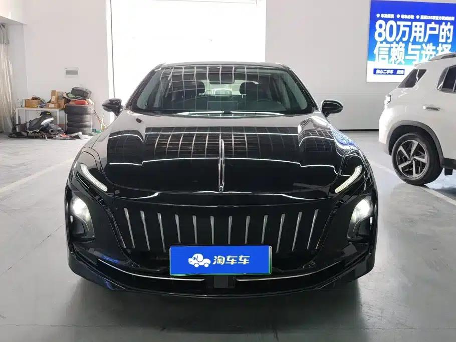 Hongqi E-QM5 2021 Charging Didi Edition — миниатюра 2