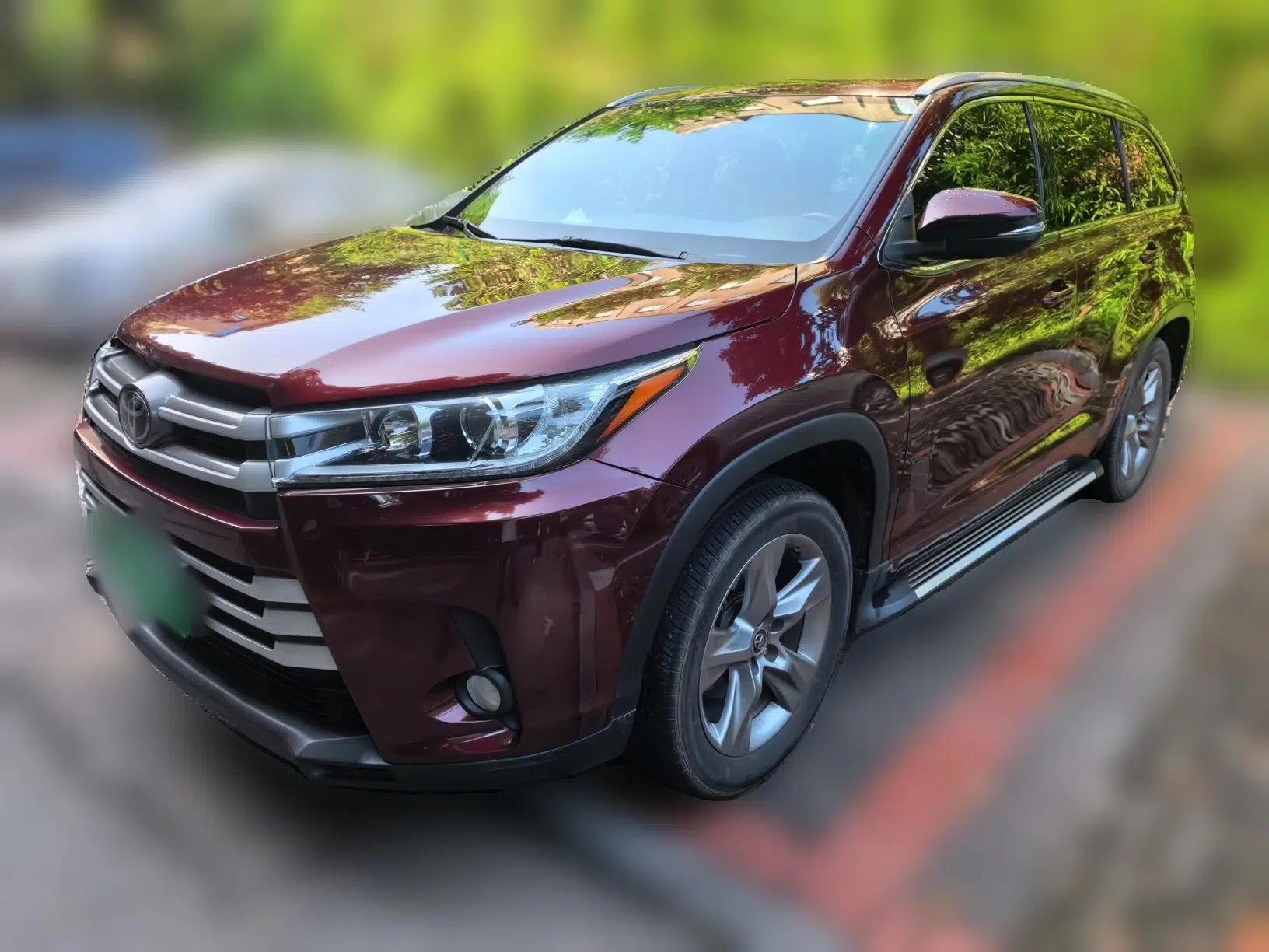 Toyota Highlander 2018 2.0T Four-Wheel Drive Luxury Edition 7 Seats China V Emission Standard — миниатюра 1