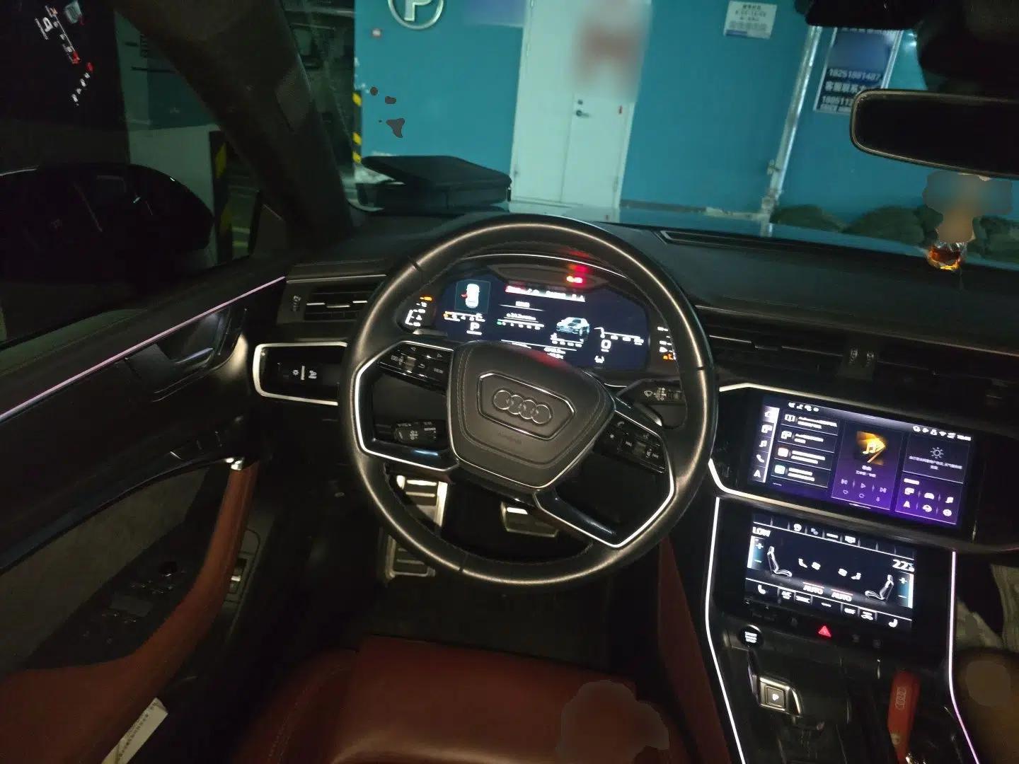 Audi A7L 2024 45 TFSI quattro Black Warrior Edition — миниатюра 10
