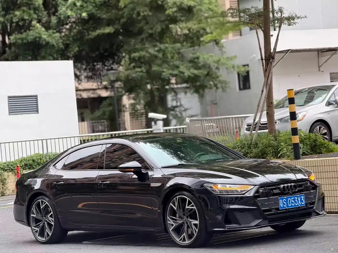 Audi A7L 2023 55 TFSI quattro S-line Black Knight Edition — миниатюра 2