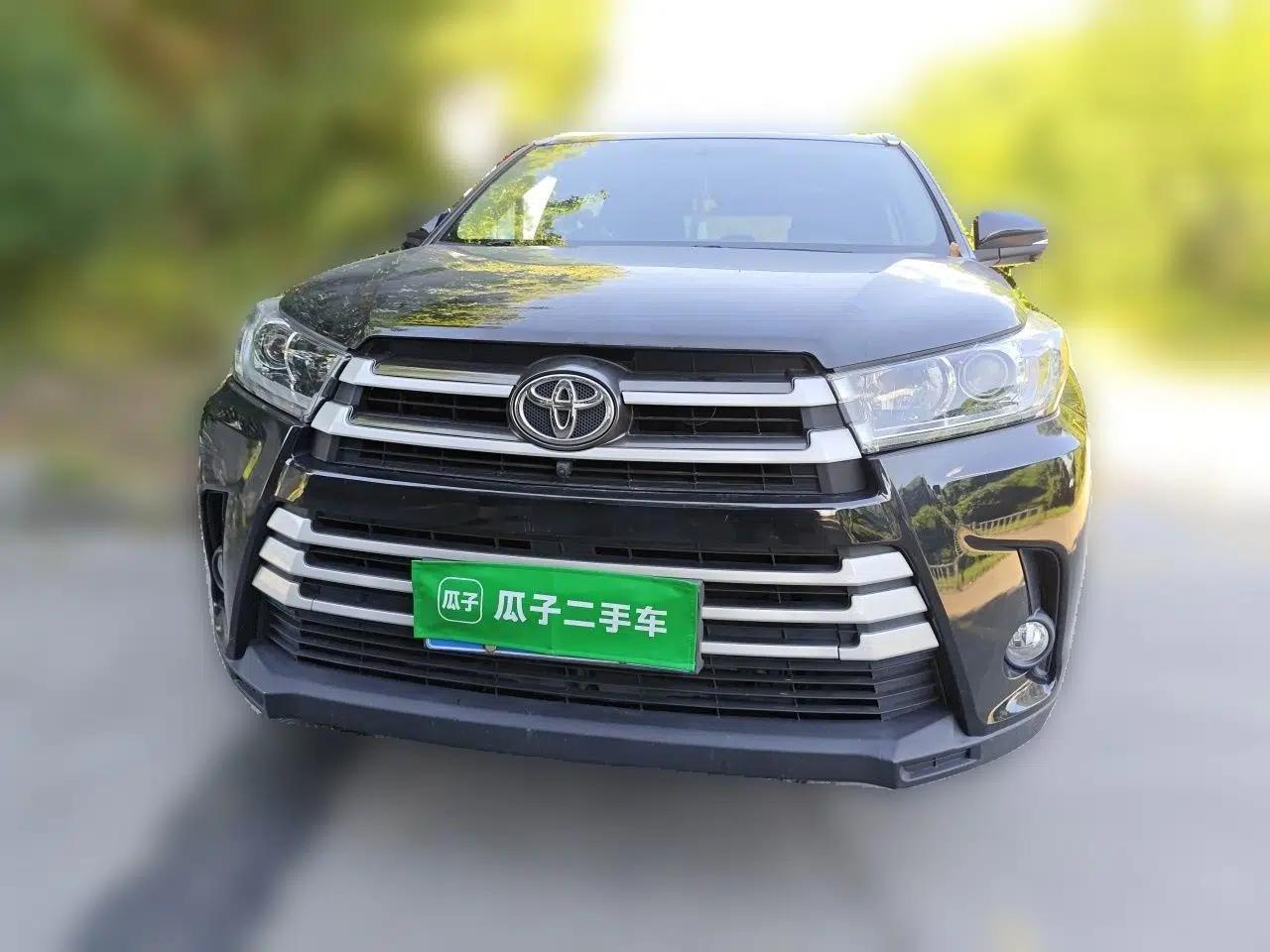 Toyota Highlander 2018 2.0T Two-Wheel Drive Elite Version 5 Seats China VI Standard — миниатюра 2