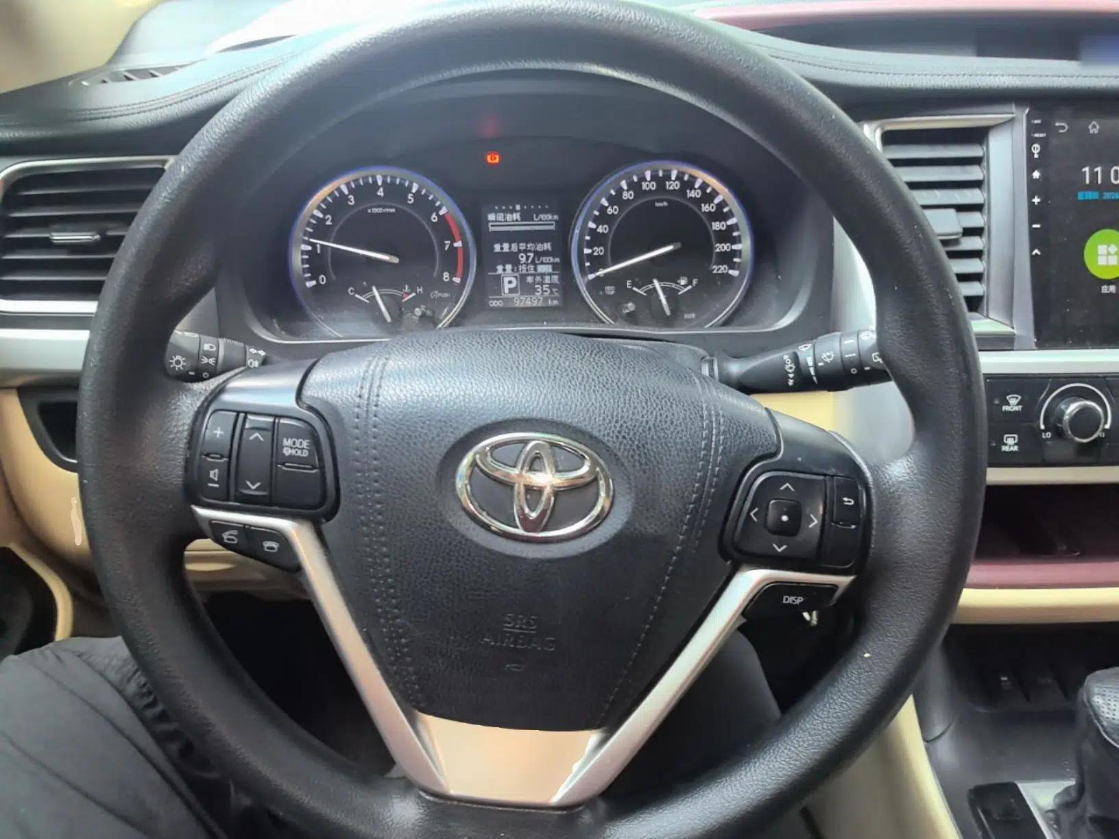 Toyota Highlander 2017 2.0T Two-Wheel Drive Elite Version 7 Seats — миниатюра 13