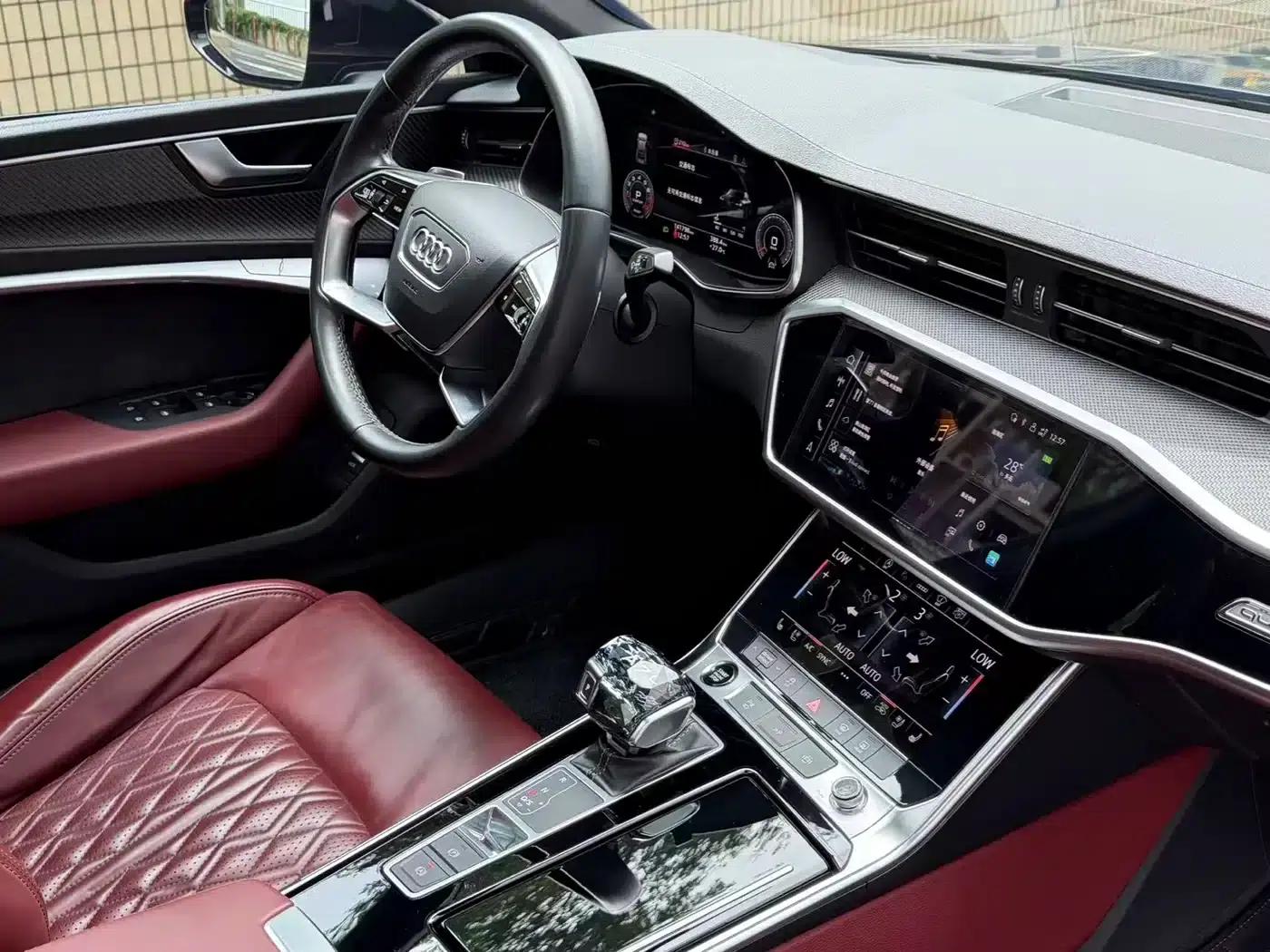 Audi A7L 2023 55 TFSI quattro S-line Black Knight Edition — миниатюра 7