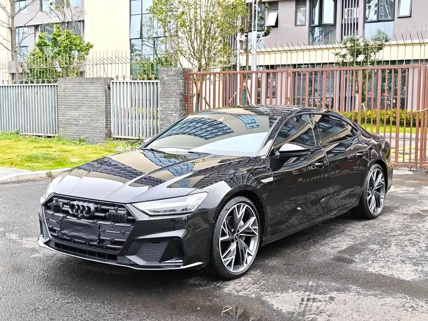 Audi A7L 2023 45 TFSI quattro S-line Black Knight Edition — миниатюра 1