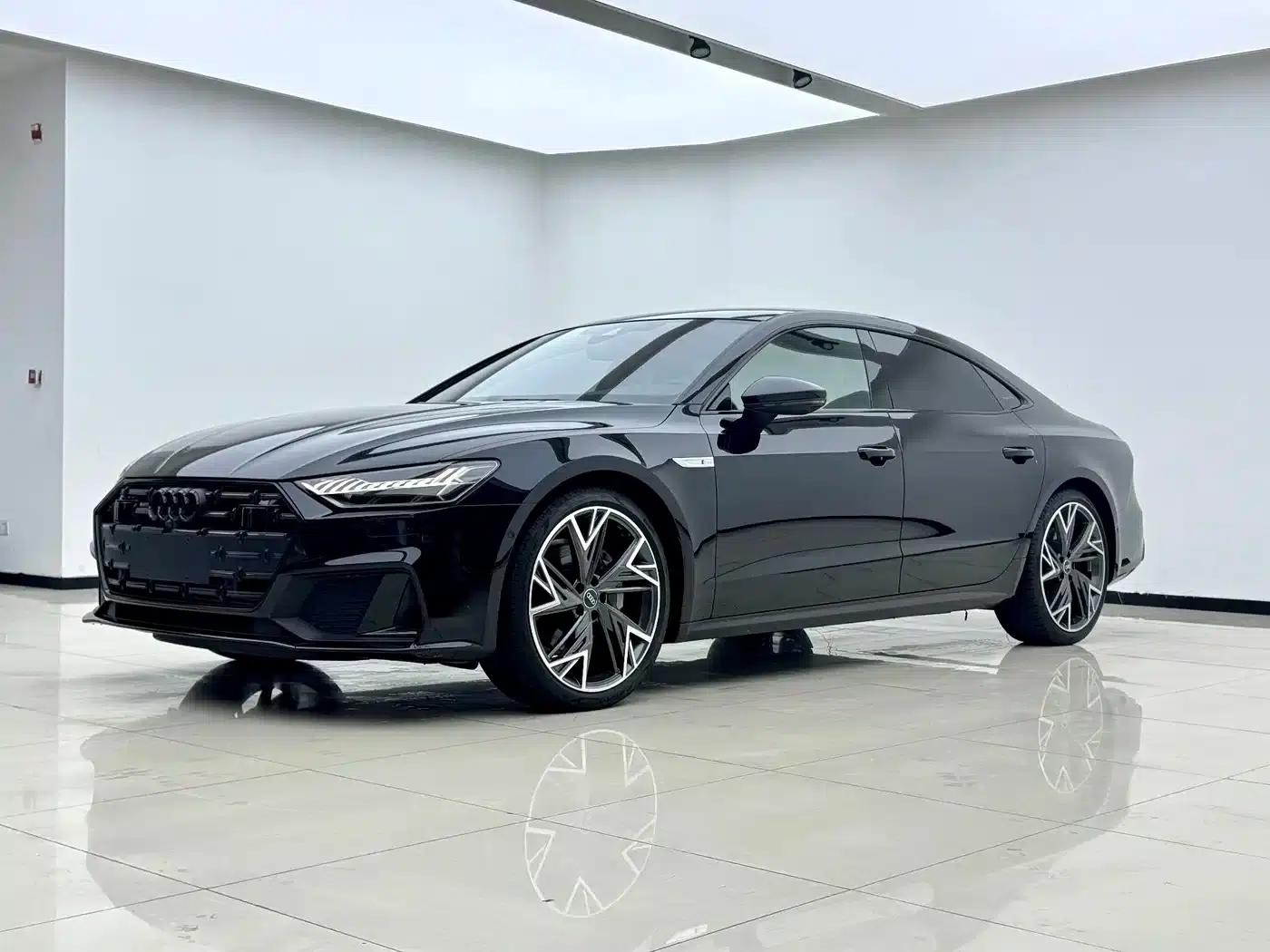 Audi A7L 2023 45 TFSI quattro S-line Black Knight Edition — миниатюра 1