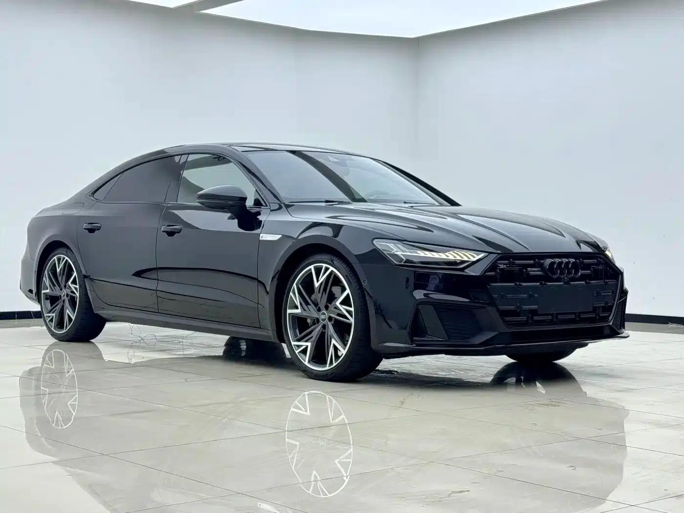 Audi A7L 2023 45 TFSI quattro S-line Black Knight Edition — миниатюра 3